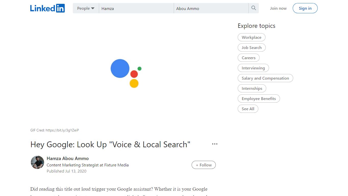 Hey Google: Look Up "Voice & Local Search"