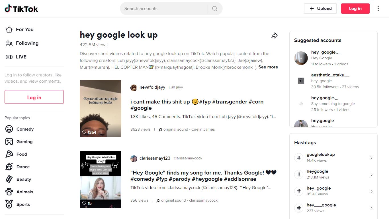 Discover hey google look up 's popular videos | TikTok