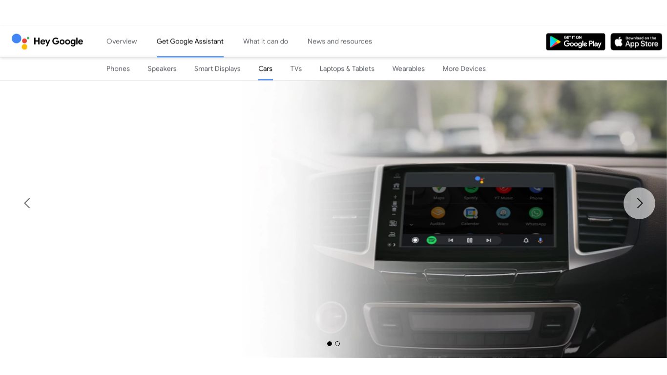 Google Assistant is integrated with Android Auto and compatible cars